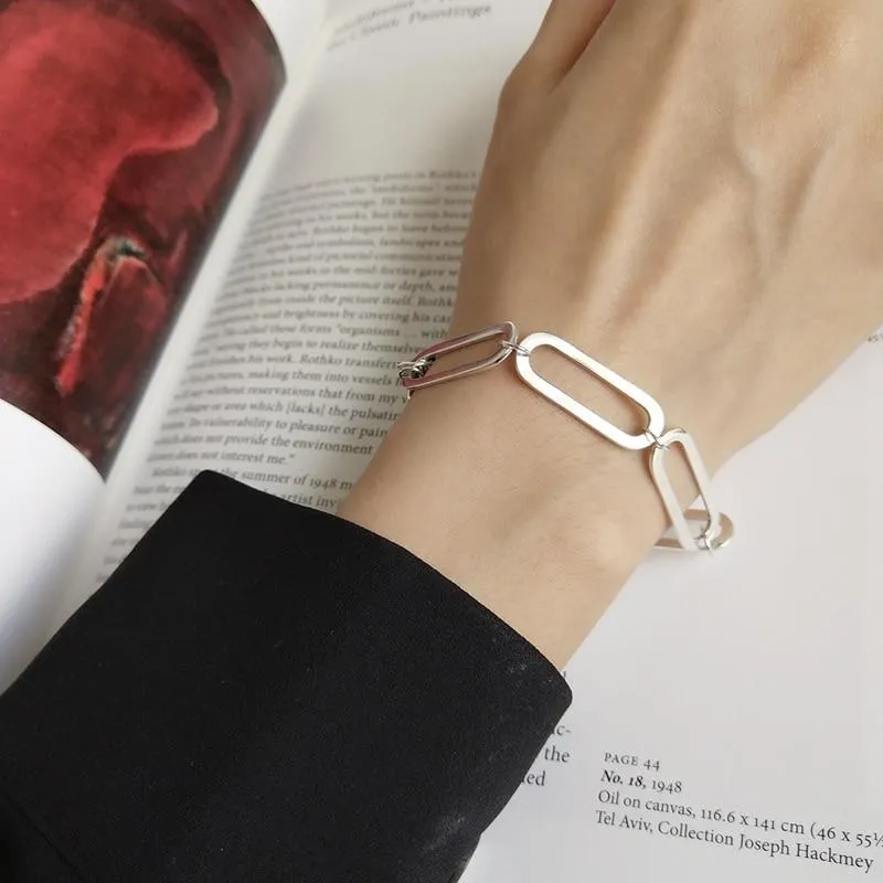 Geometric Chains Bracelet
