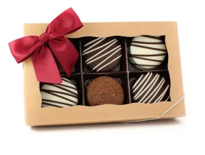 Gift Box of 6 Classic Chocolate Covered Oreos