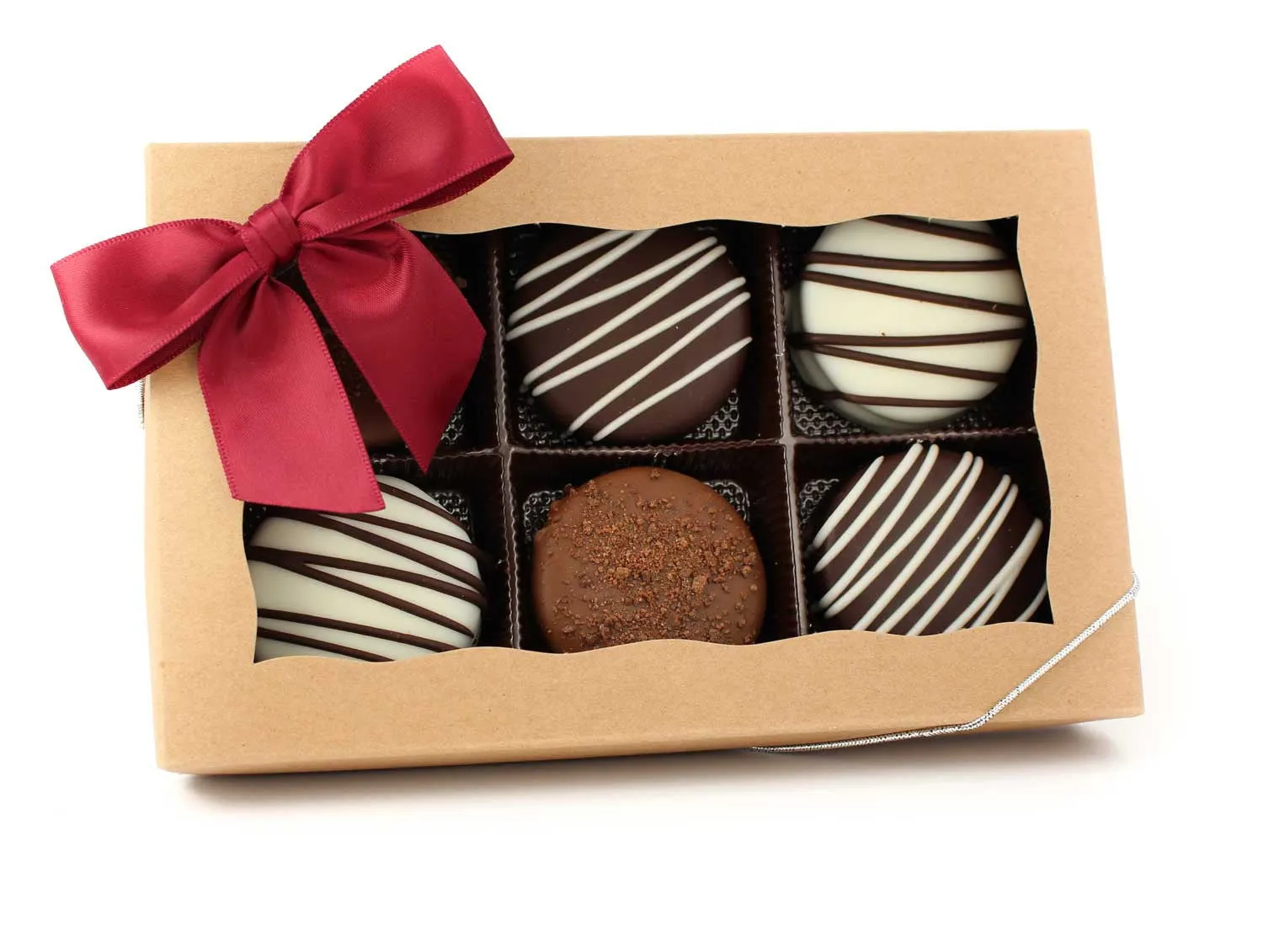 Gift Box of 6 Classic Chocolate Covered Oreos