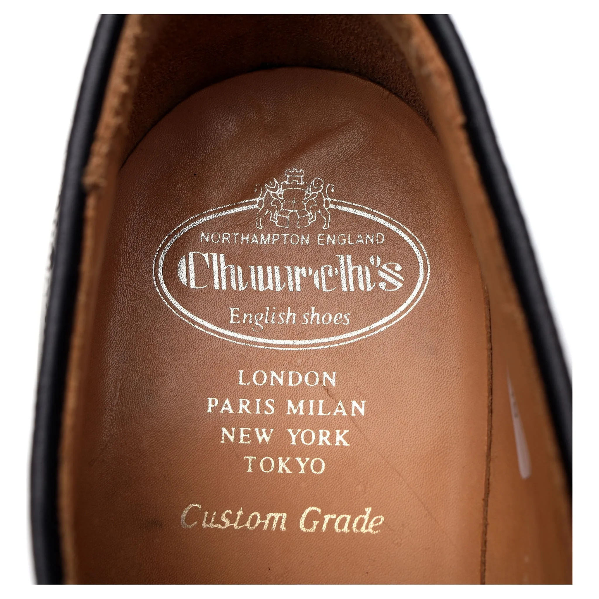 'Grafton' Burgundy Leather Derby Brogues UK 11 F