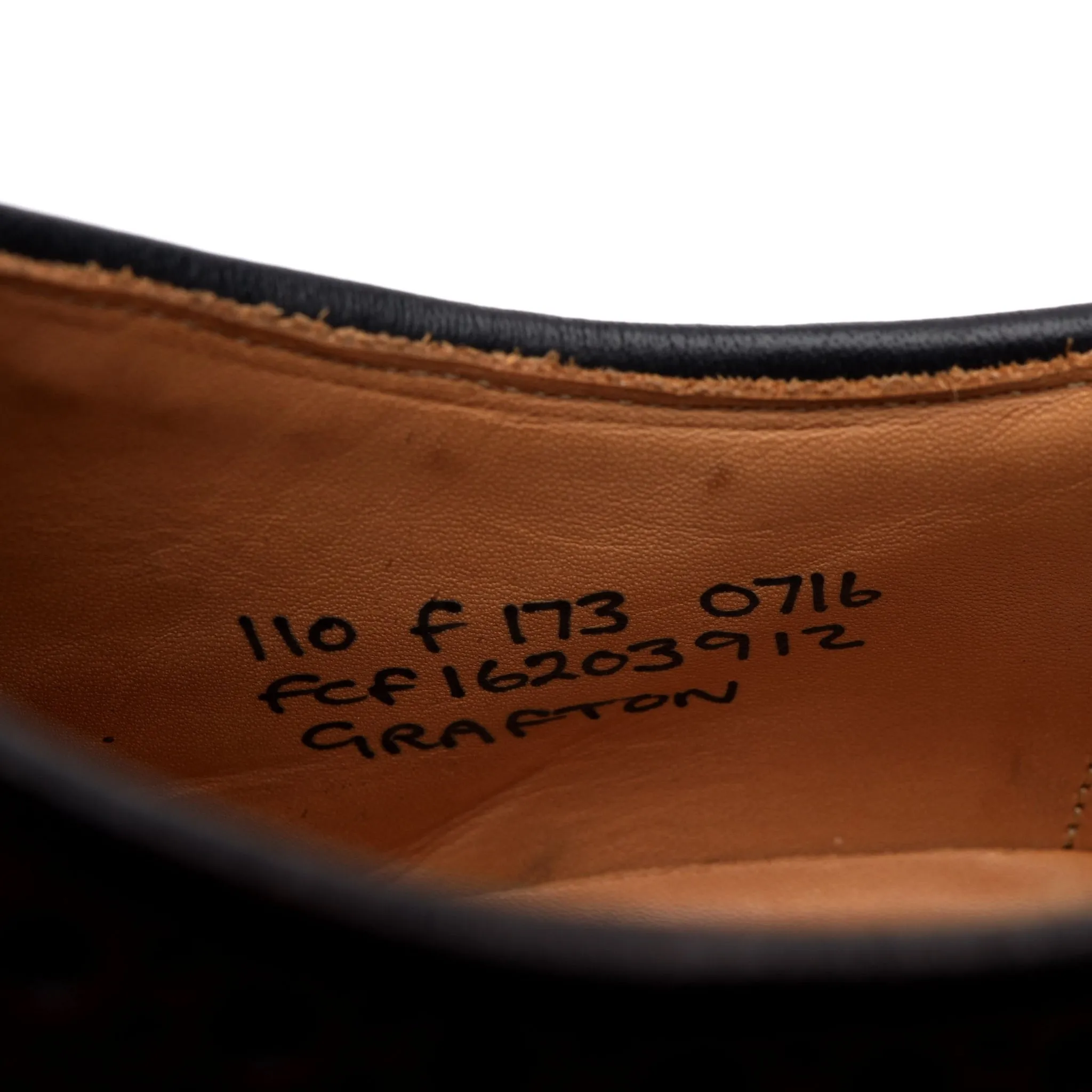 'Grafton' Burgundy Leather Derby Brogues UK 11 F