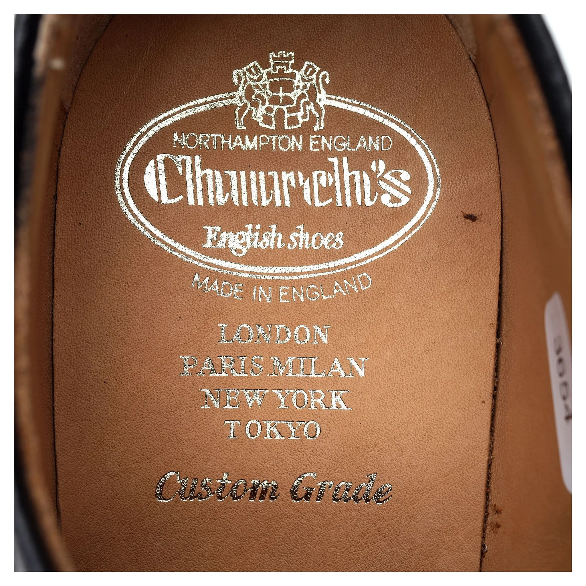 'Grafton' Dark Brown Leather Derby Brogues UK 8 F
