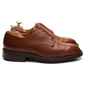 'Grasmere' Tan Brown Grain Leather Derby UK 6 E