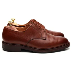 'Grasmere' Tan Brown Grain Leather Derby UK 7.5 G