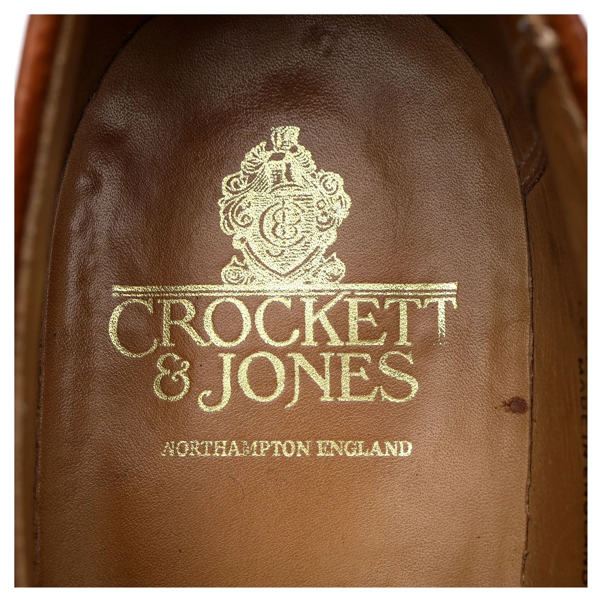 'Grasmere' Tan Brown Leather Derby UK 10.5 E