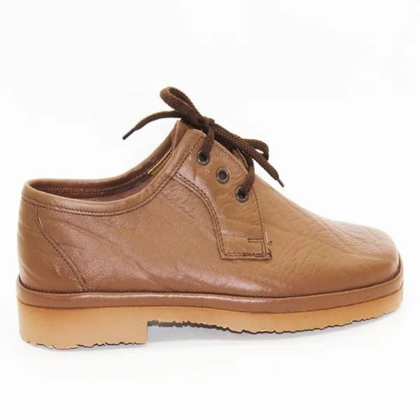 Grasshopper Mens Tornado Mid Brown Semi Formal Lace up Shoe