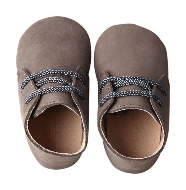 Gray - Classic Boots - US Size 2-4 - Soft Sole