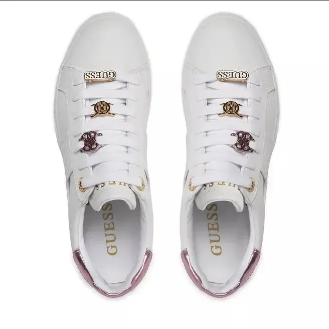 GUESS WOMEN'S FLJGIEFAL12 ORIGINAL WHITE SNEAKER SHOES