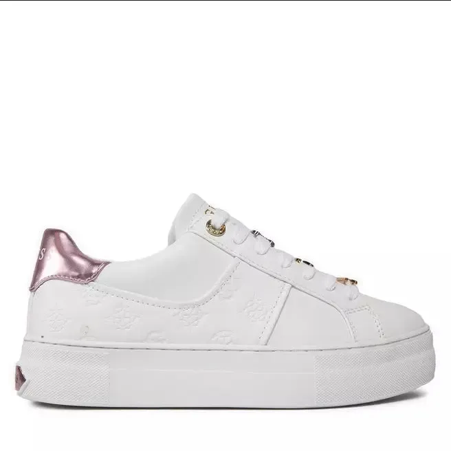 GUESS WOMEN'S FLJGIEFAL12 ORIGINAL WHITE SNEAKER SHOES