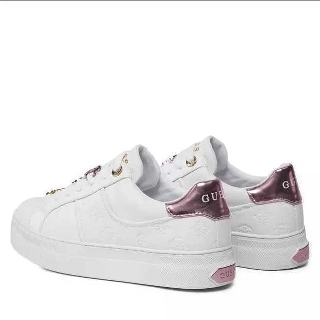 GUESS WOMEN'S FLJGIEFAL12 ORIGINAL WHITE SNEAKER SHOES
