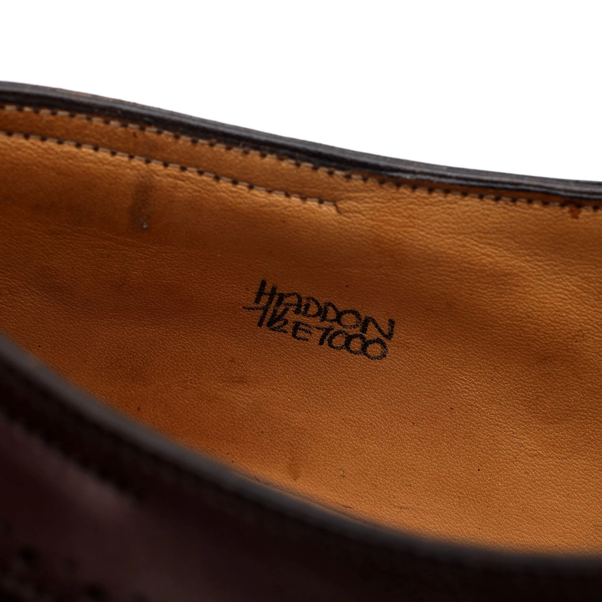 'Haddon' Dark Brown Leather Derby UK 7.5 E