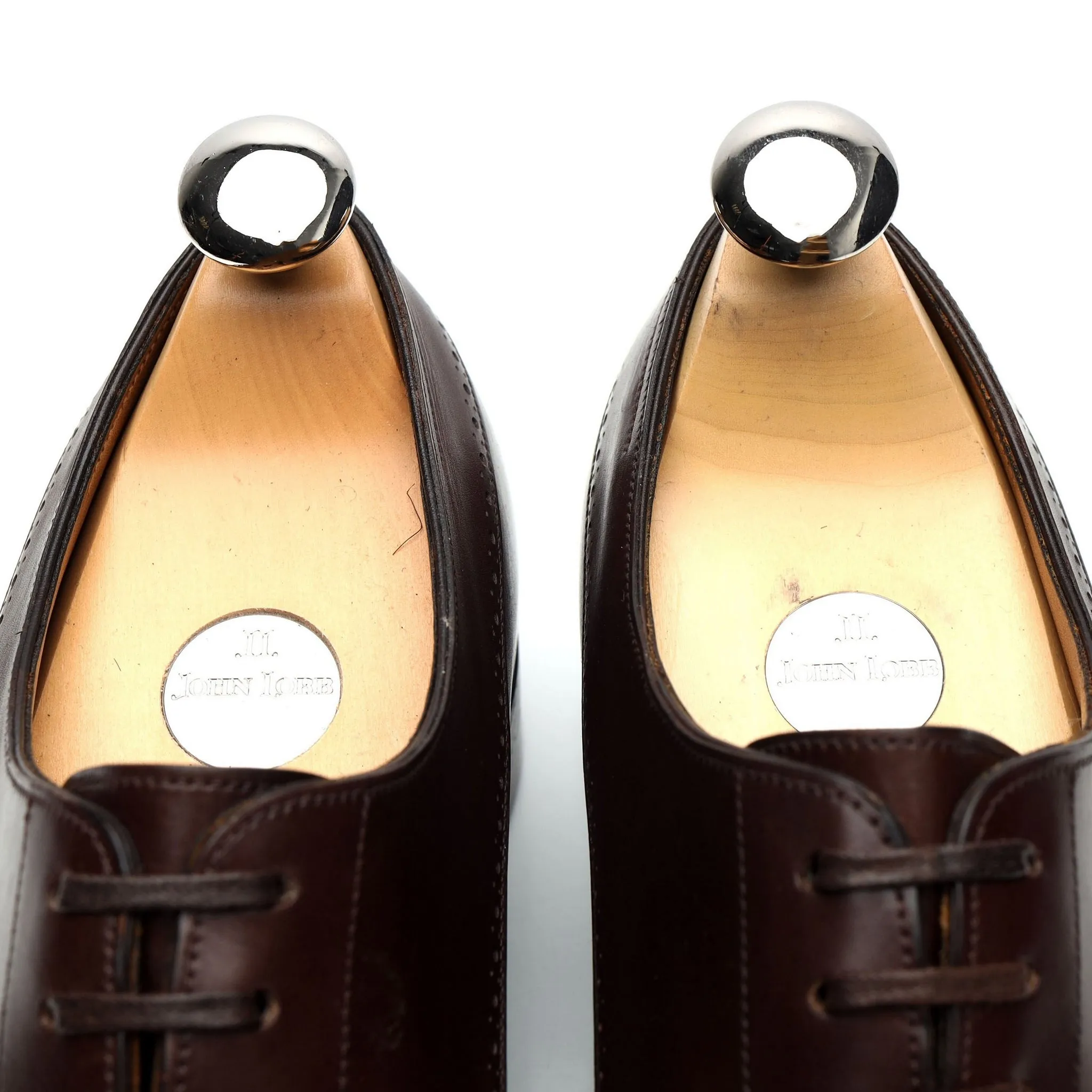 'Haddon' Dark Brown Leather Derby UK 7.5 E