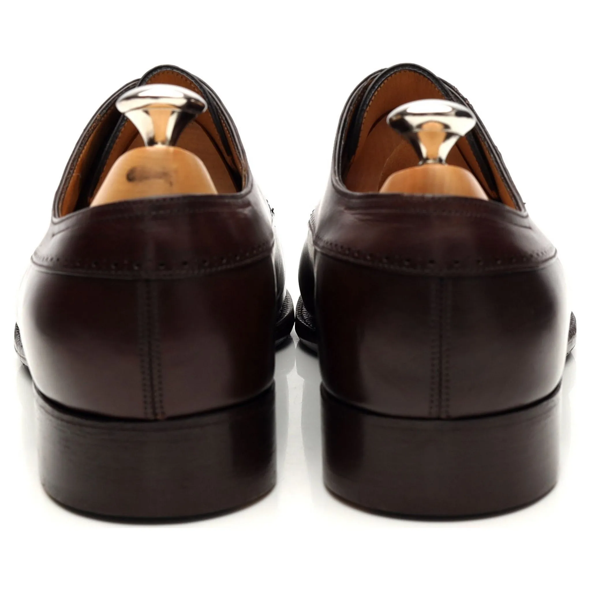 'Haddon' Dark Brown Leather Derby UK 7.5 E