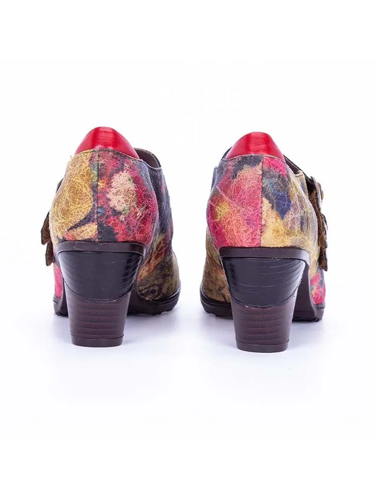 Hand Painted Splicing Comfy Shoes