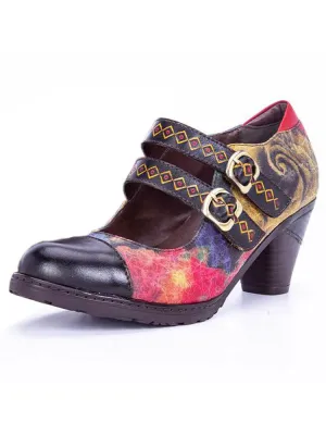 Hand Painted Splicing Comfy Shoes