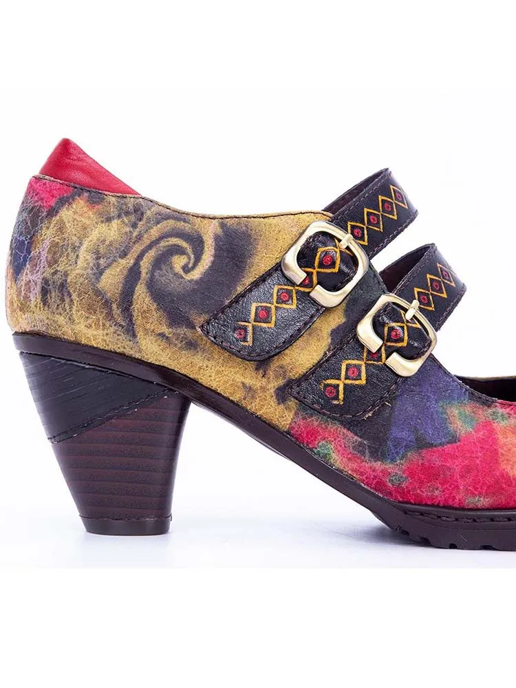 Hand Painted Splicing Comfy Shoes