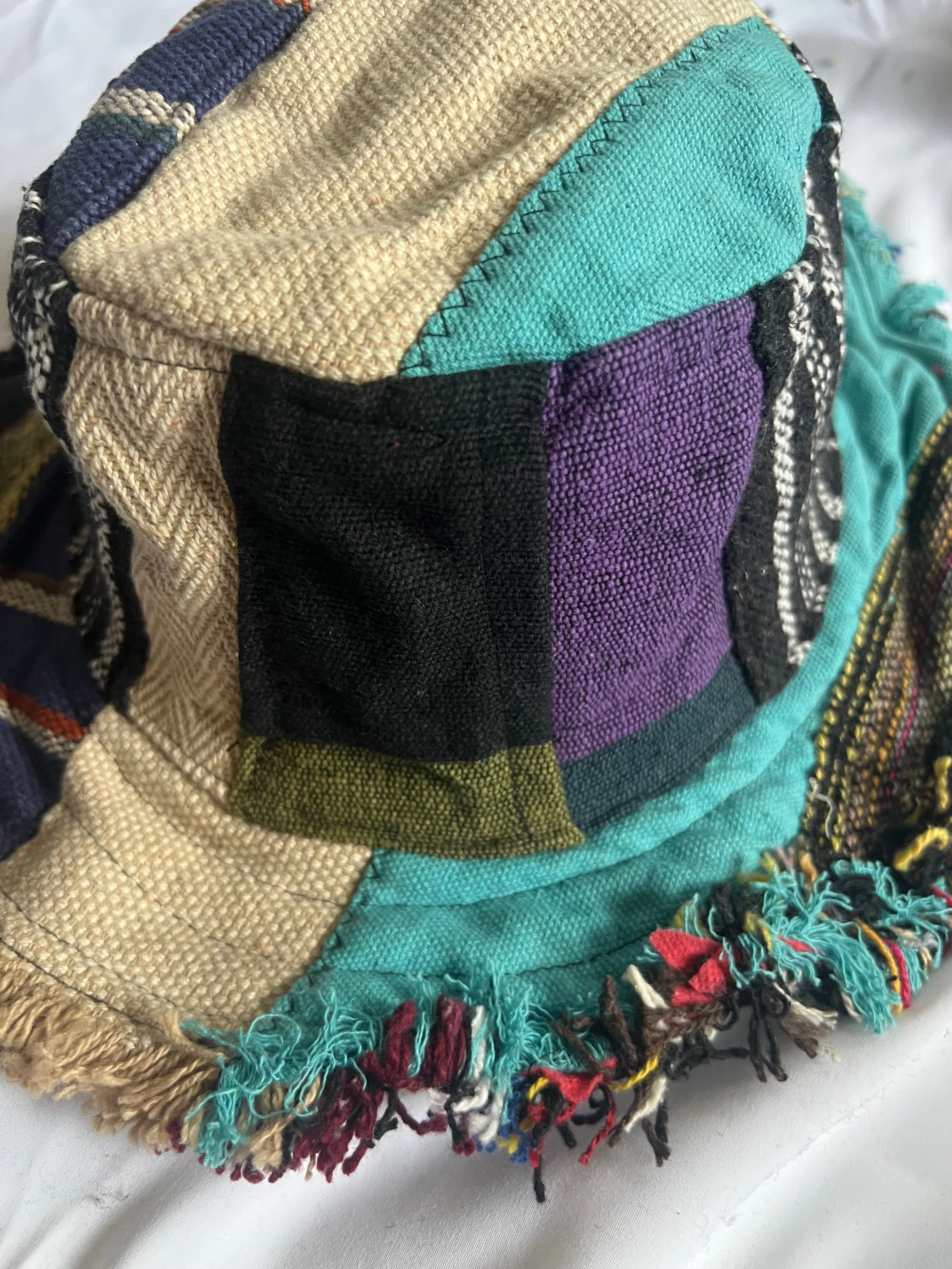 Handmade Patchwork Festival Bucket Hat