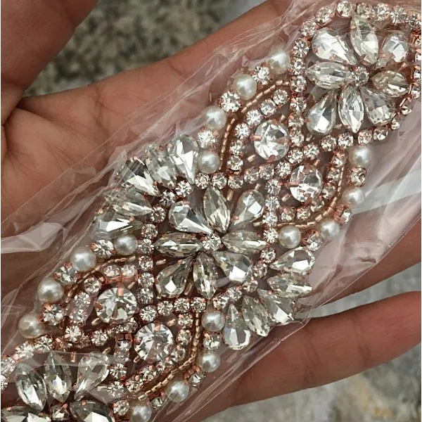 Handmade Rhinestones Appliques Patch - Style1