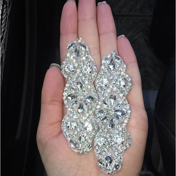 Handmade Rhinestones Appliques Patch - Style1