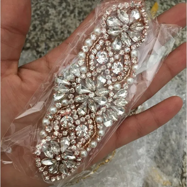 Handmade Rhinestones Appliques Patch - Style1