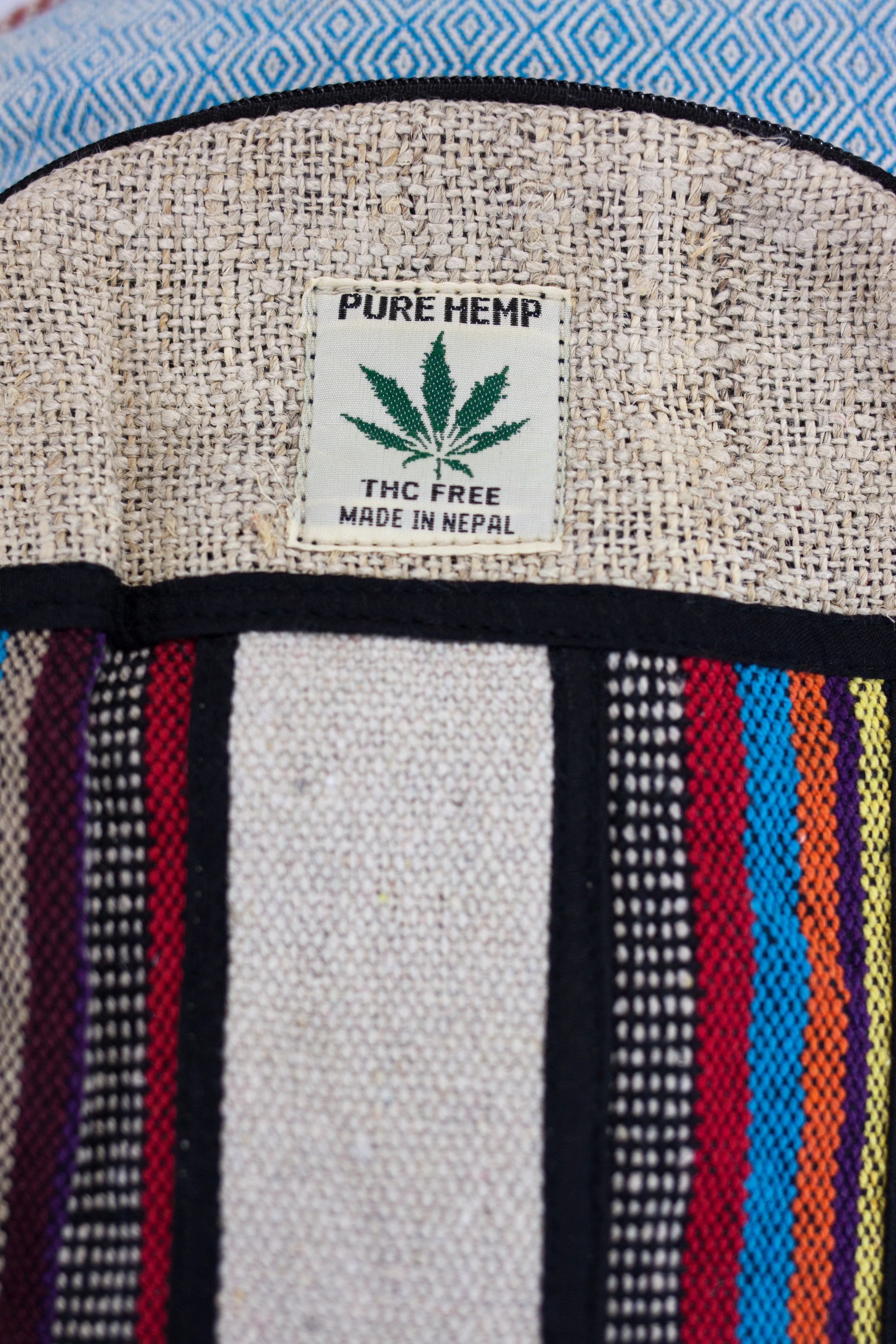 Handmade THC Free Pure Hemp Unisex Bag - HMPHB4