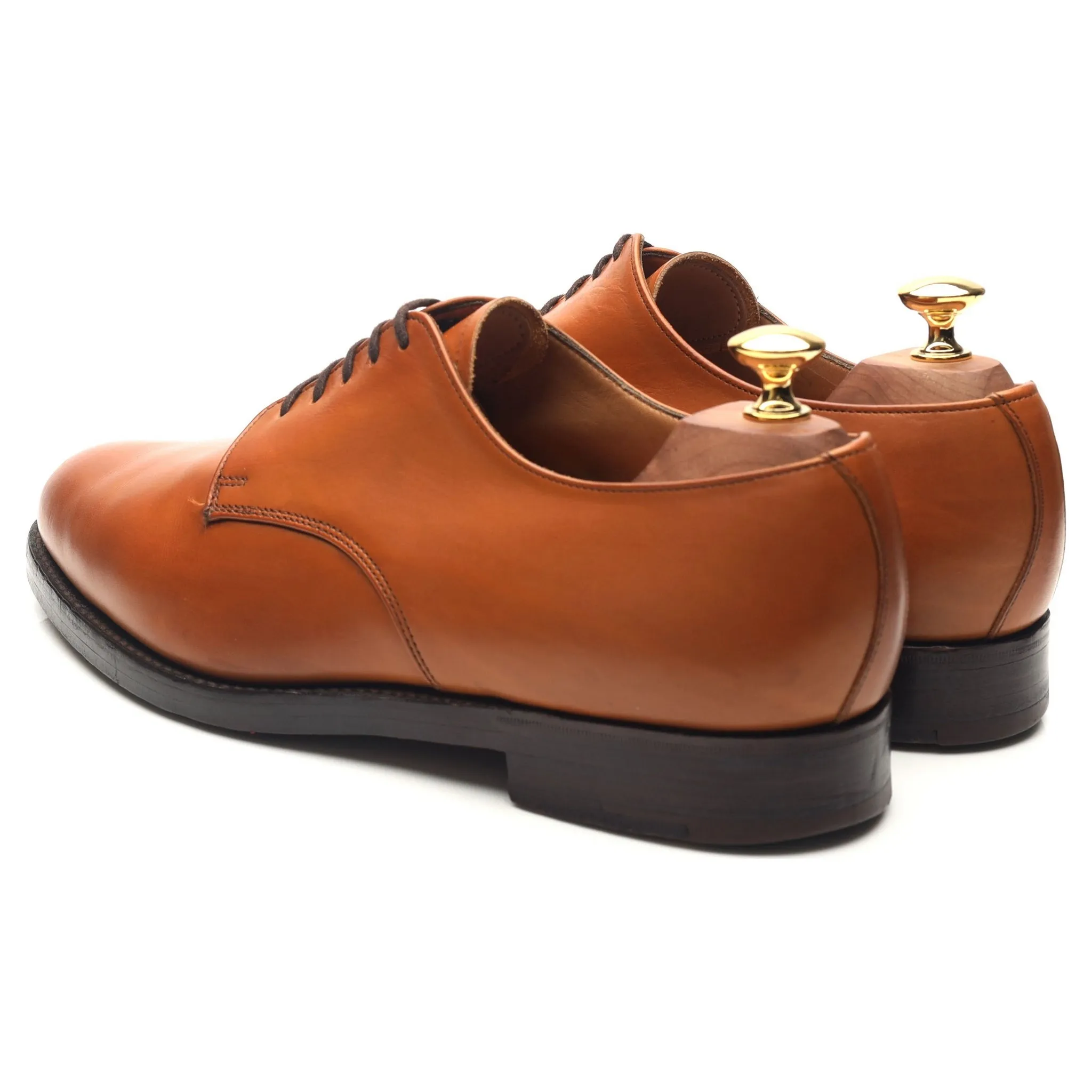 'Harewood' Tan Brown Leather Derby UK 9.5 FX