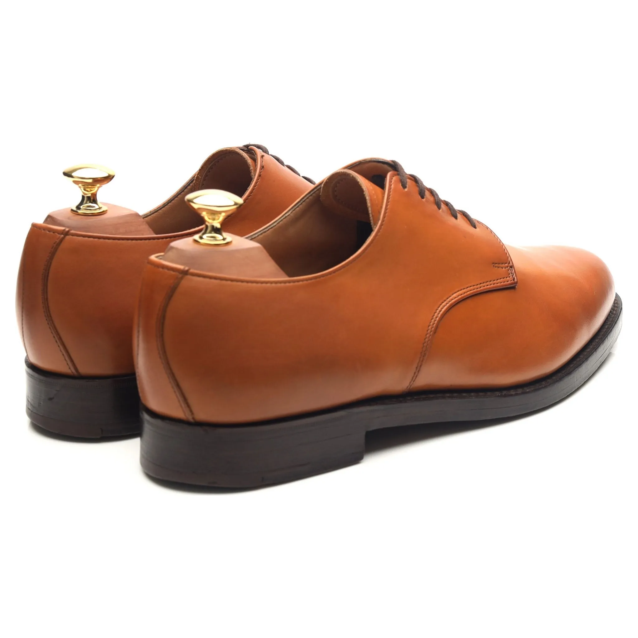 'Harewood' Tan Brown Leather Derby UK 9.5 FX