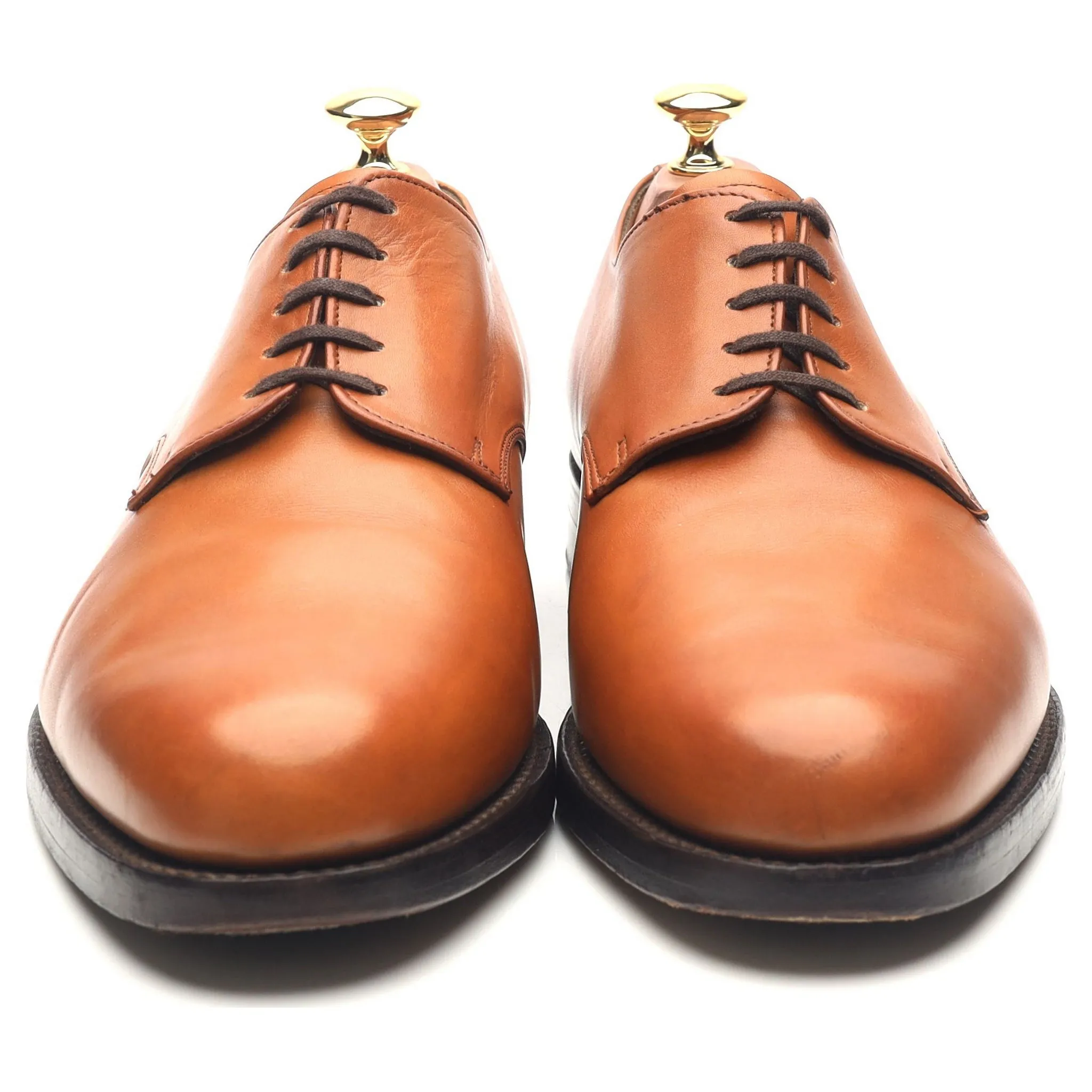 'Harewood' Tan Brown Leather Derby UK 9.5 FX