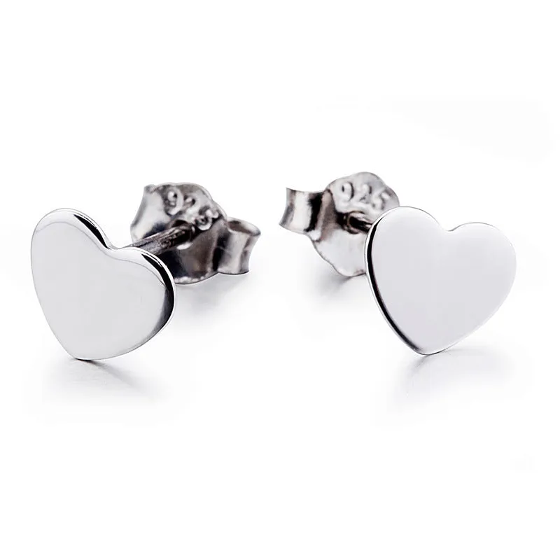 Heart Stud Earrings