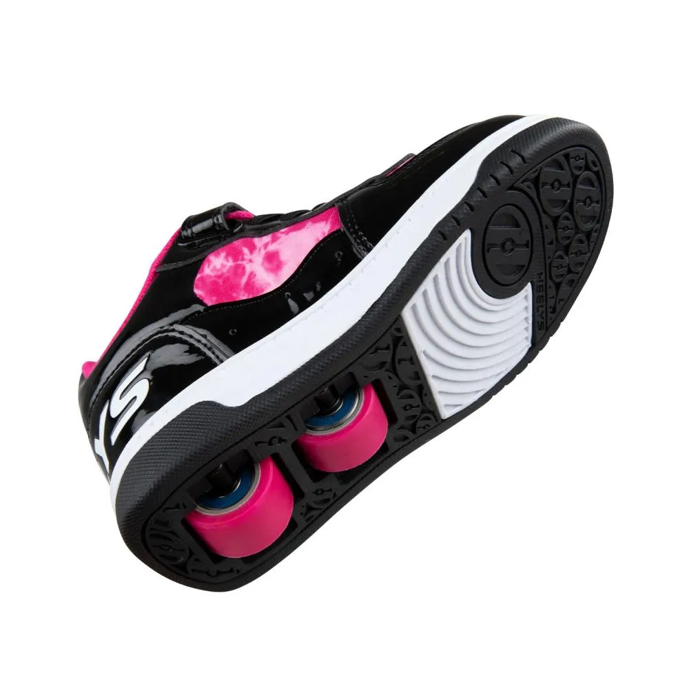 Heelys Rezerve Low X2 Shoes - Black / Pink / White PU