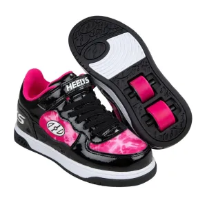 Heelys Rezerve Low X2 Shoes - Black / Pink / White PU
