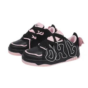 High Street Color Matching Alphabet Sneaker