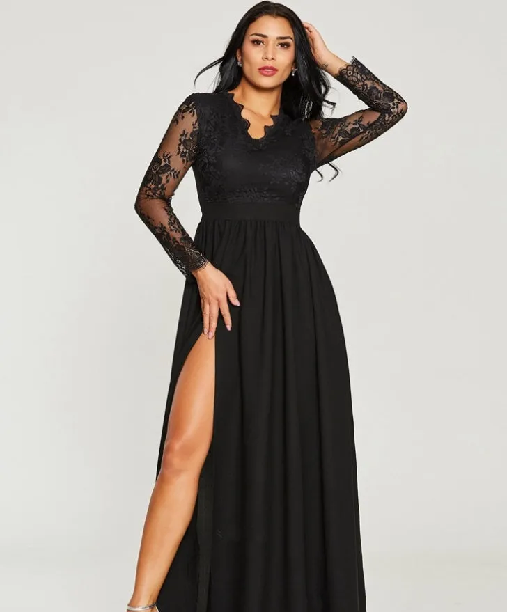 High Waisted Prom Dress