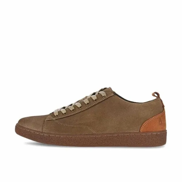 Hush Puppies Andre Casual Waxy Nubuck Mens Khaki