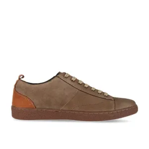 Hush Puppies Andre Casual Waxy Nubuck Mens Khaki