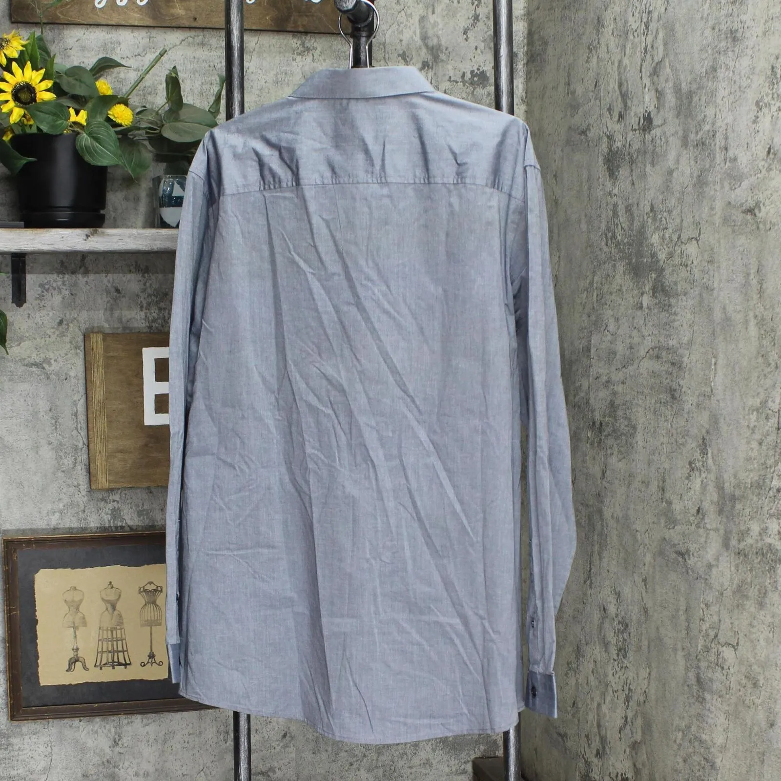 Inc International Concepts Men's Melange Button Up Shirt 100120215