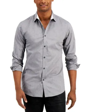 Inc International Concepts Men's Melange Button Up Shirt 100120215