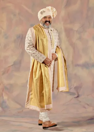 Jamawar Sherwani Set