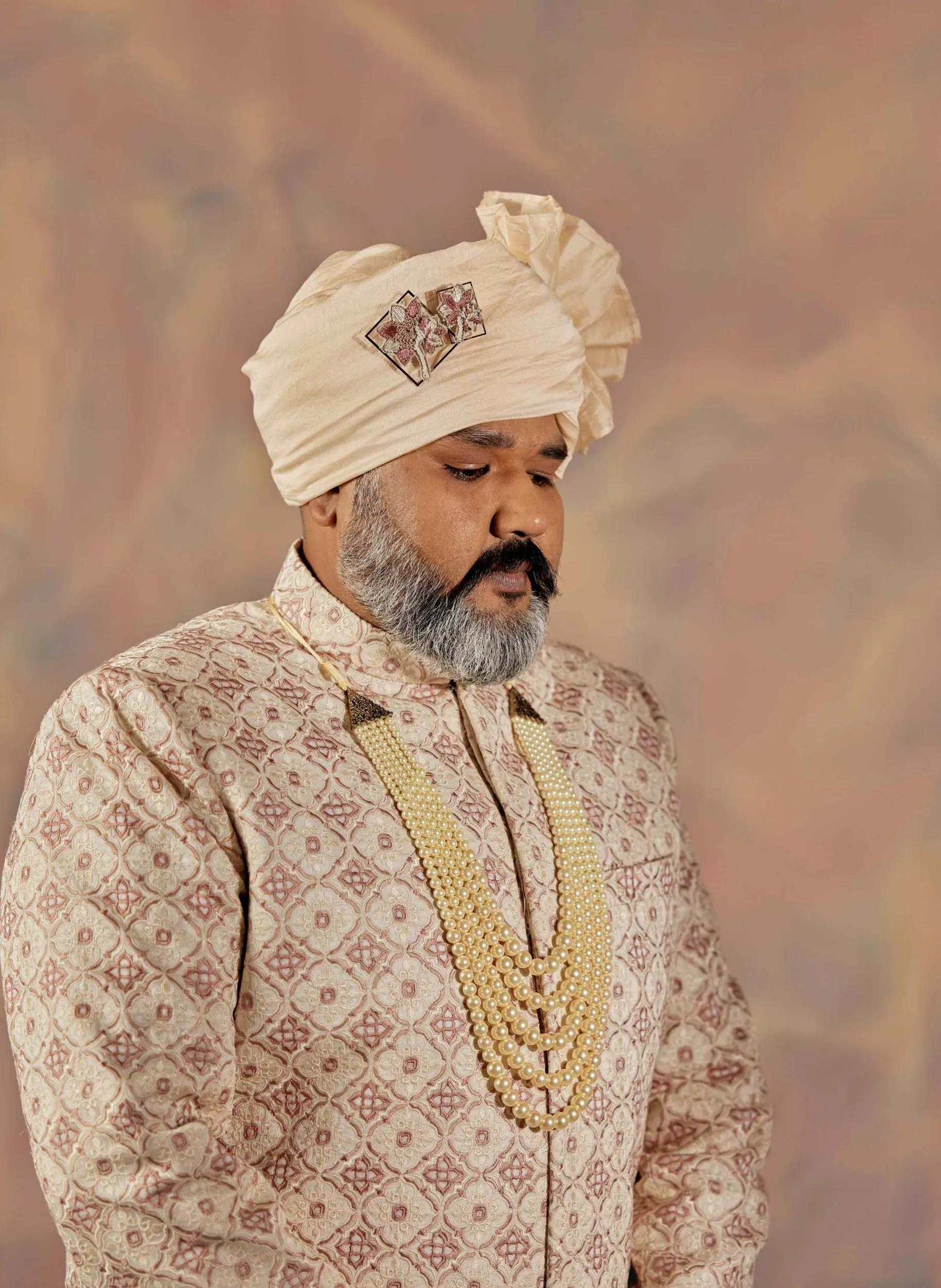 Jamawar Sherwani Set