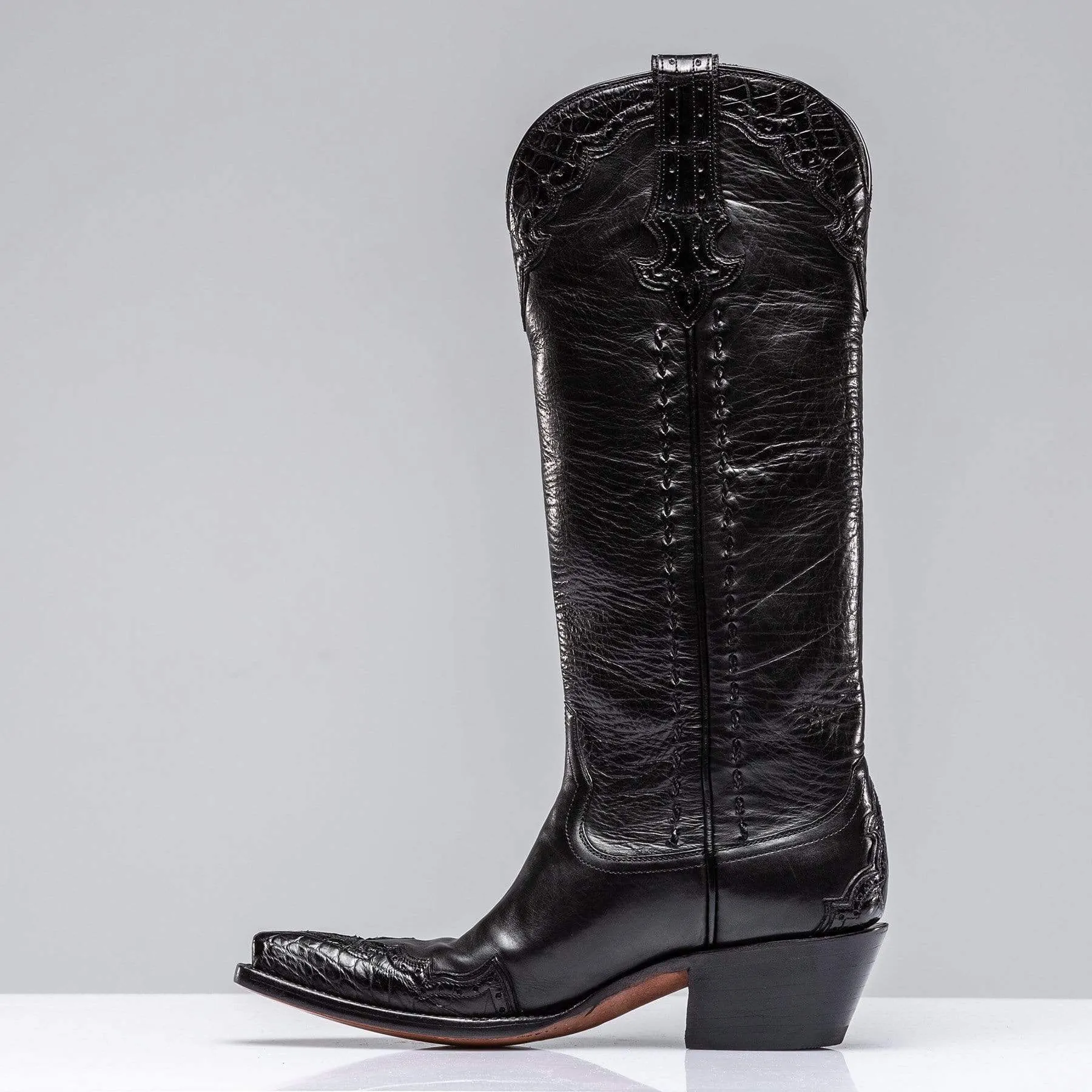 Janie's Crocodile Majestic In Black