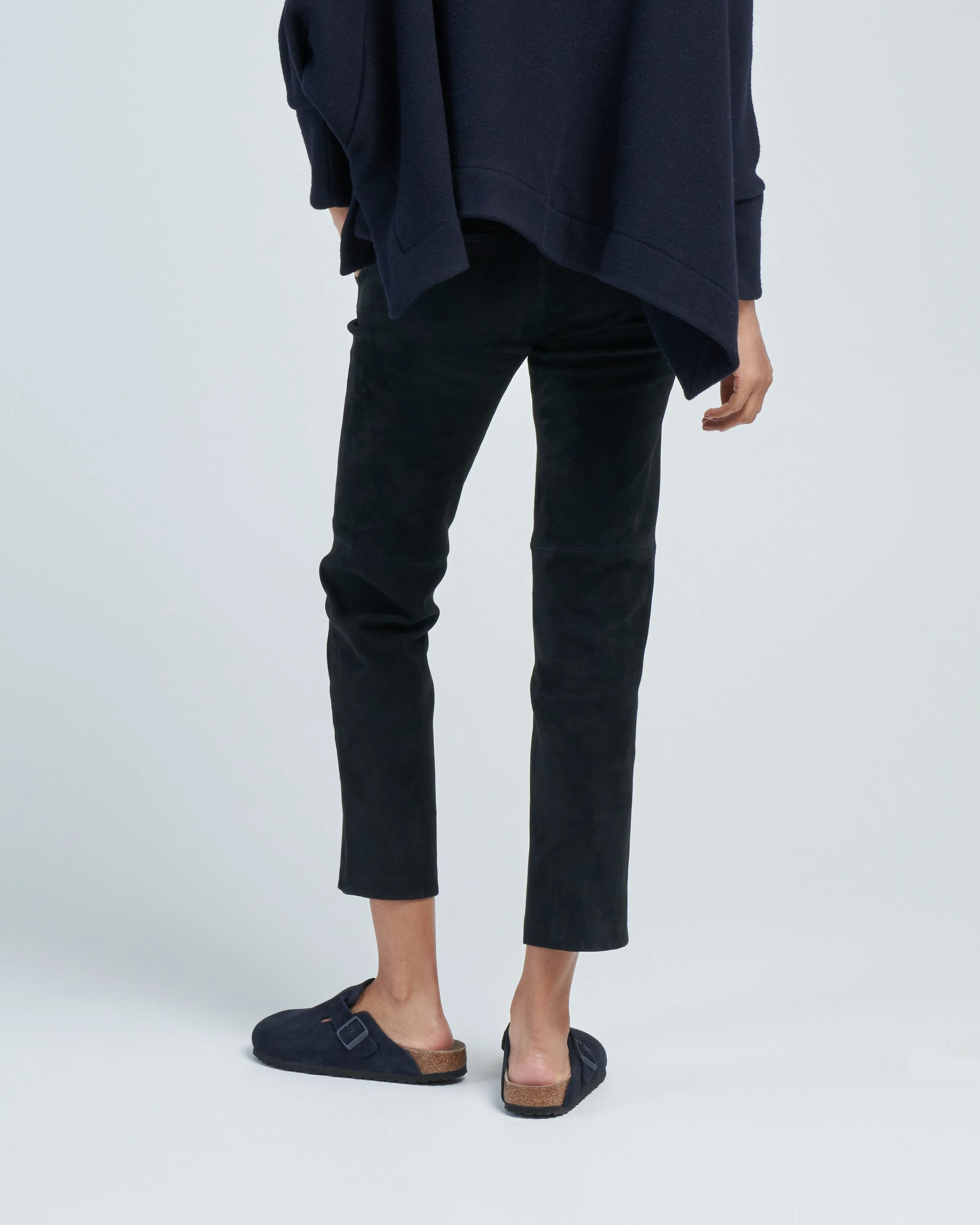 jen stretch suede pant