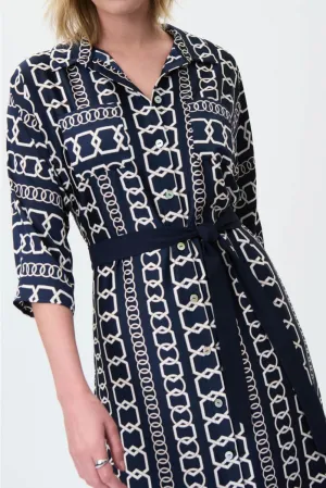 Joseph Ribkoff Printed Shirt Dress