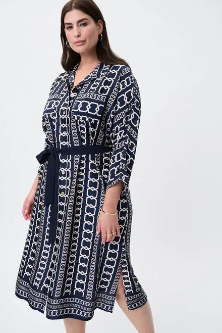 Joseph Ribkoff Printed Shirt Dress