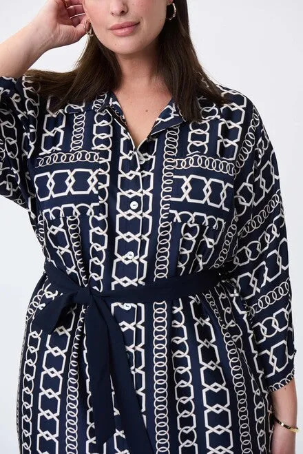 Joseph Ribkoff Printed Shirt Dress