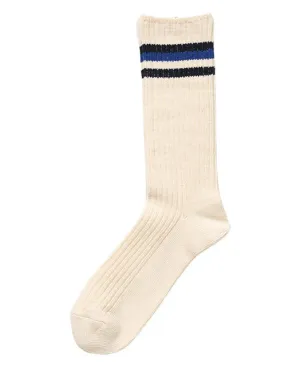 Kamakura Vintage Ivy Socks - Blue