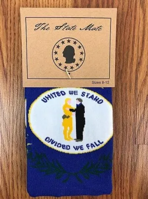Kentucky State Flag Socks