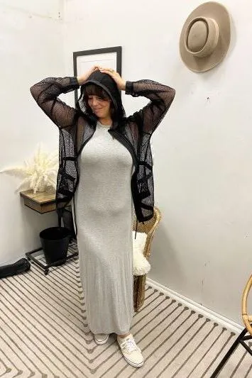 Keyhole Back Maxi Dress