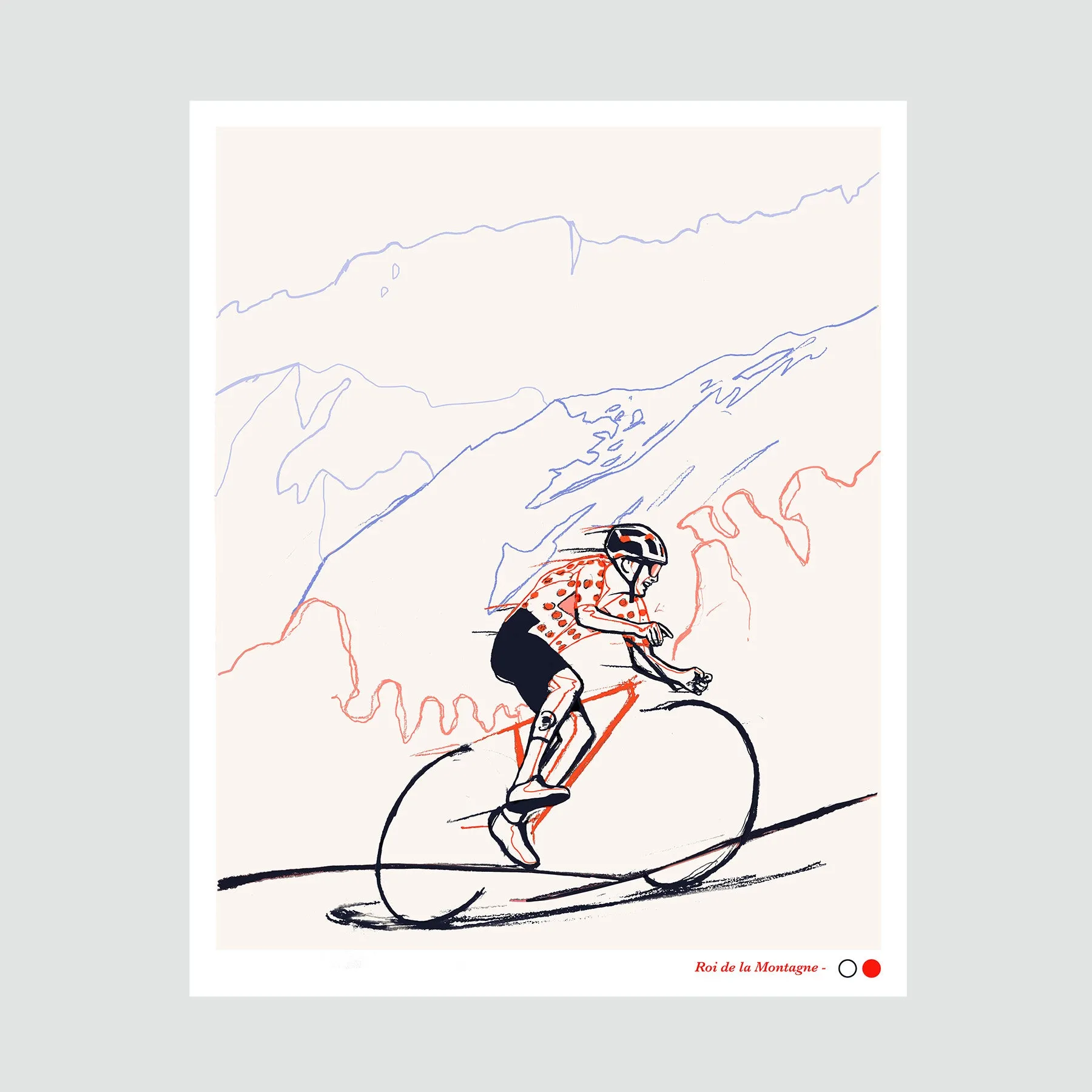 King of the Mountain Print by Ovso