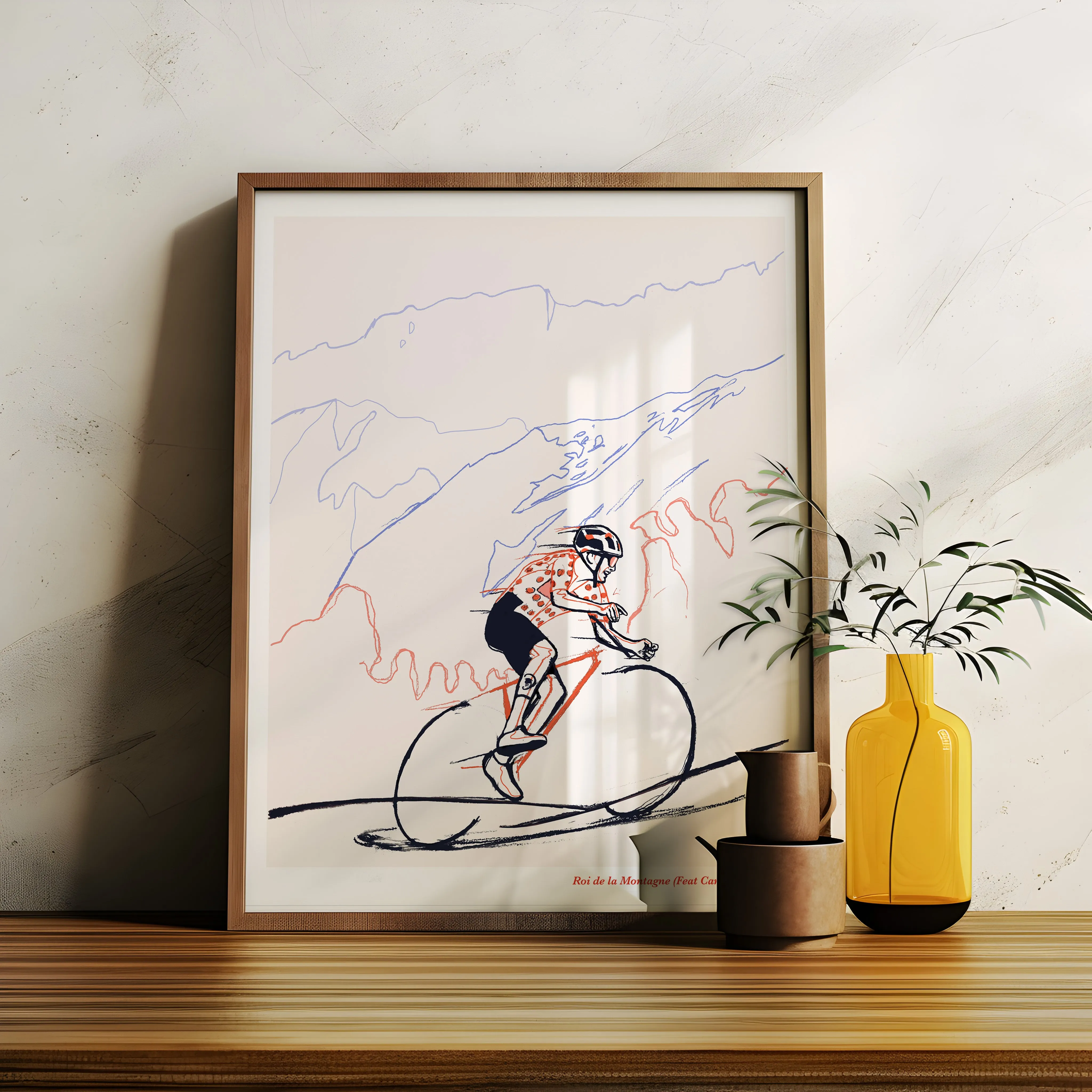 King of the Mountain Print by Ovso