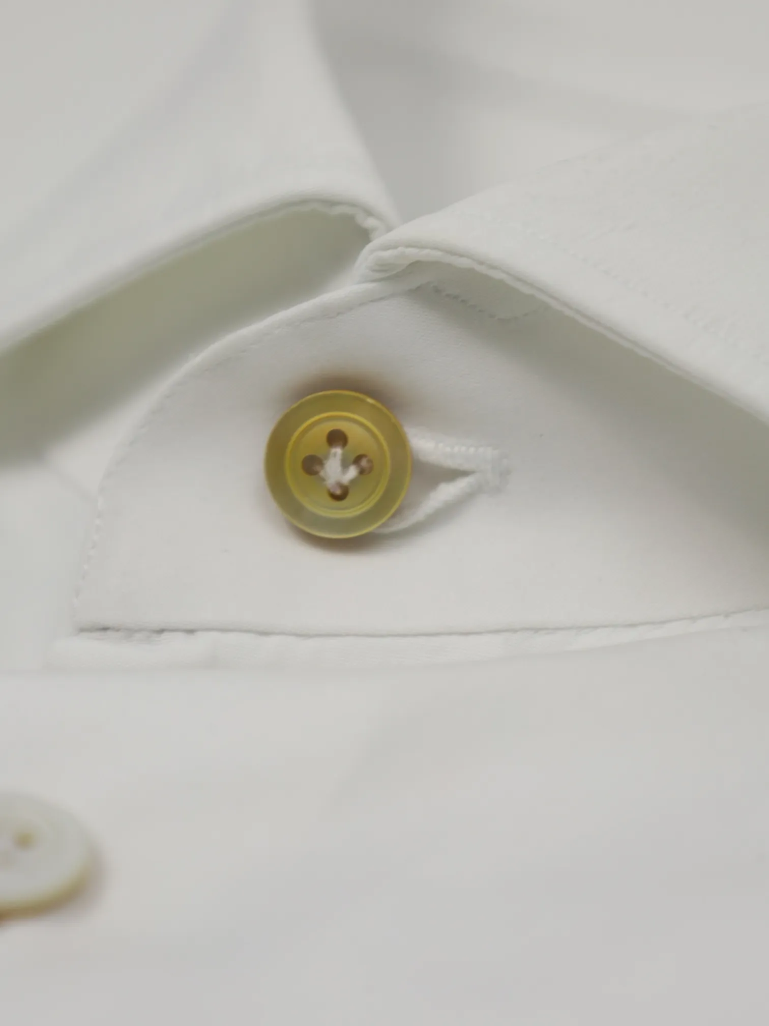 Kiton White Poplin Cotton Shirt